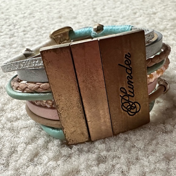 PLUNDER DESIGN Boho Wrapped Cuff Bracelet - Picture 6 of 8